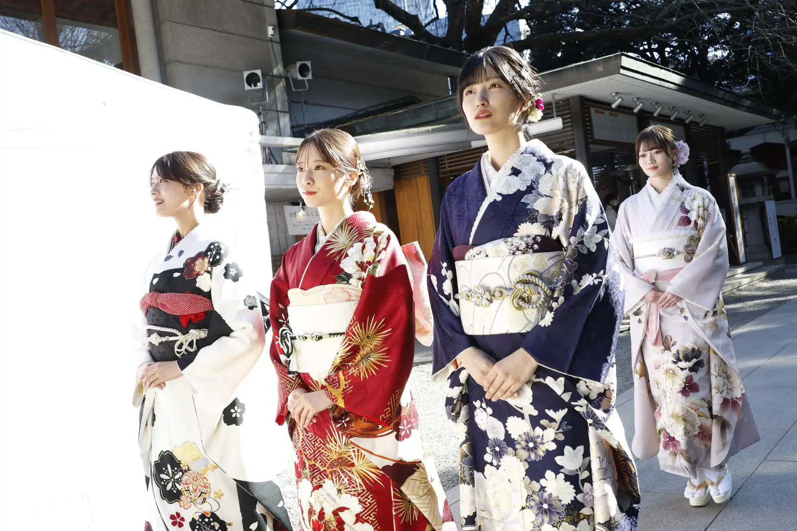 乃木坂46 「菅原咲月、五百城茉央ら新成人メンバー5人が華やかな振袖姿